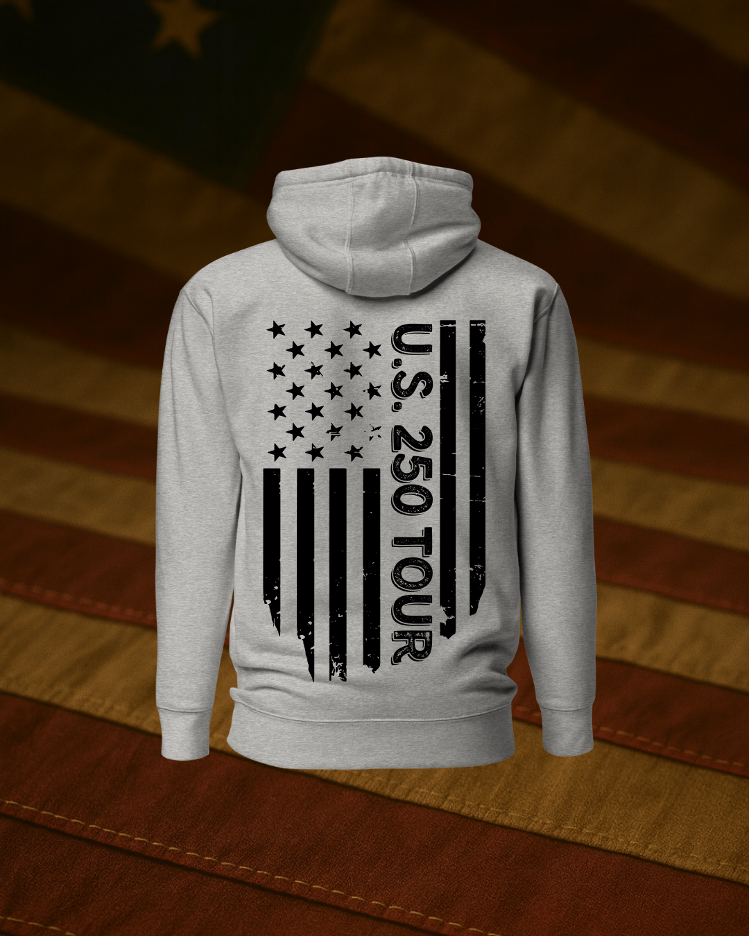 1776  Grey Hoodie 250 Tour