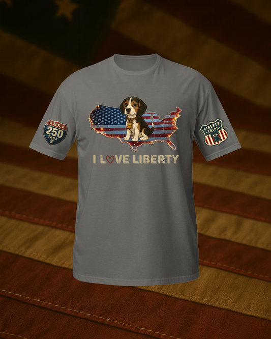 U.S. 250 I Love Liberty T-Shirt