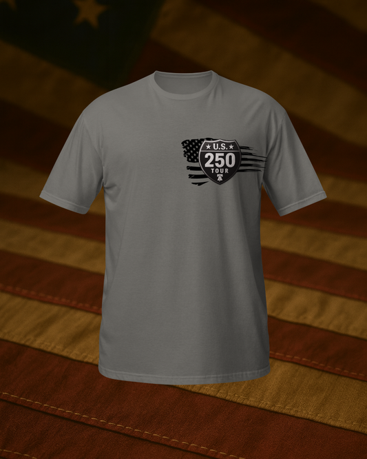 U.S. 250 Grey Short Sleeve T-Shirt